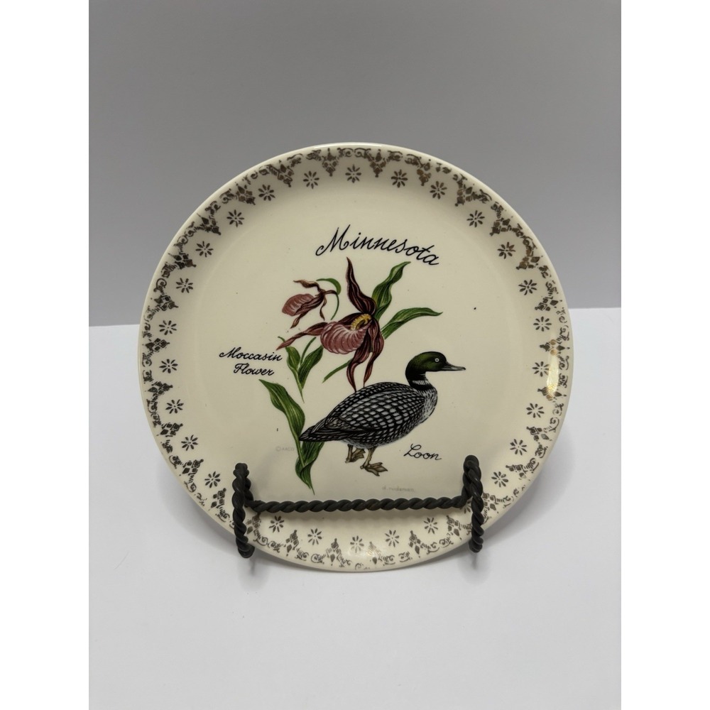 Mallard Duck Wall Plate Decor Minnesota Cottage Core Cabin - Picture 2 of 4